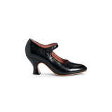 Anna May 1920s Mary Jane High Heels (Black)