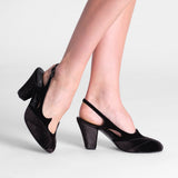 Kathryn Vintage Slingbacks (Dark Shadow)