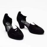 Christine Vintage Pumps (Widow Black)