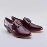 Kensington 18th Century Shoes Wide (Bordeaux)