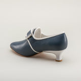 Dunmore 18th Century Shoes (Blue/White)