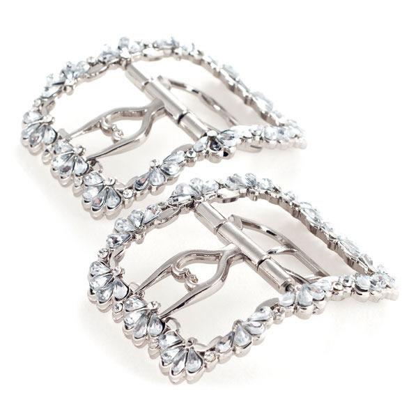 Fleur 18th Century Shoe Buckles (Silver)