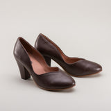 Marilyn 1940s Pumps (Brown)