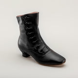 Renoir Victorian Button Boots (Black)
